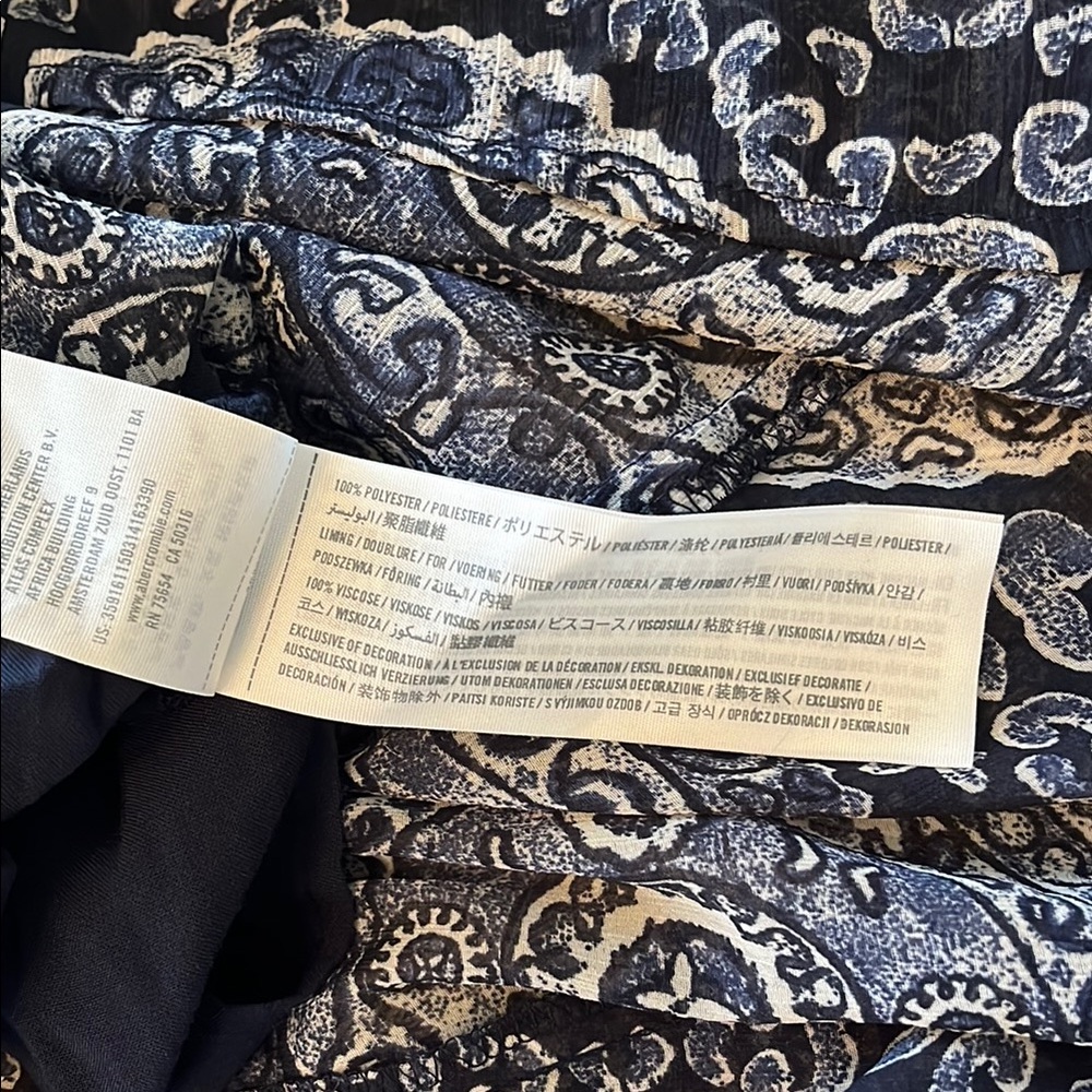 Hollister Blue Off-Shoulder Sundress Maxi - Picture 3 of 3